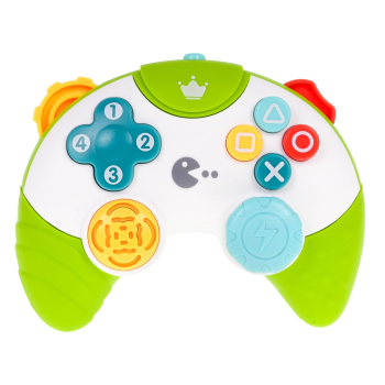 Interaktywny Pad Kontroler do Gry dla dzieci 18m+ Kolorowe przyciski + Odgłosy Melodie + Światła